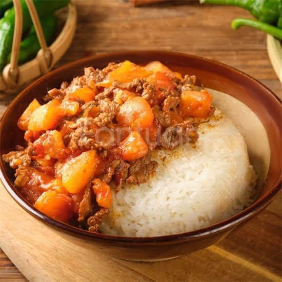 蕃茄牛肉盖码饭 Tomato with Beef GAIMA Rice Bowl